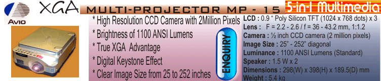 AVIO MP-15 LCD Projector