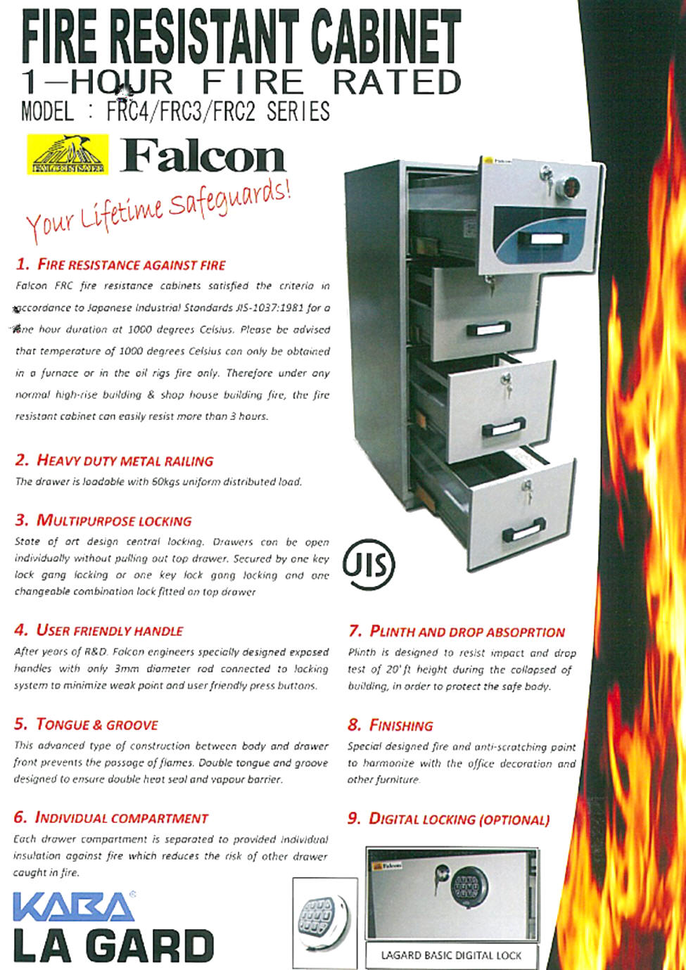Falcon Fire Resistant Cabinet