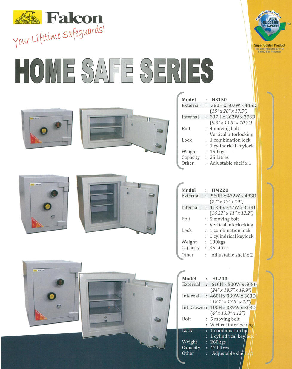 Falcon Home Safe Series