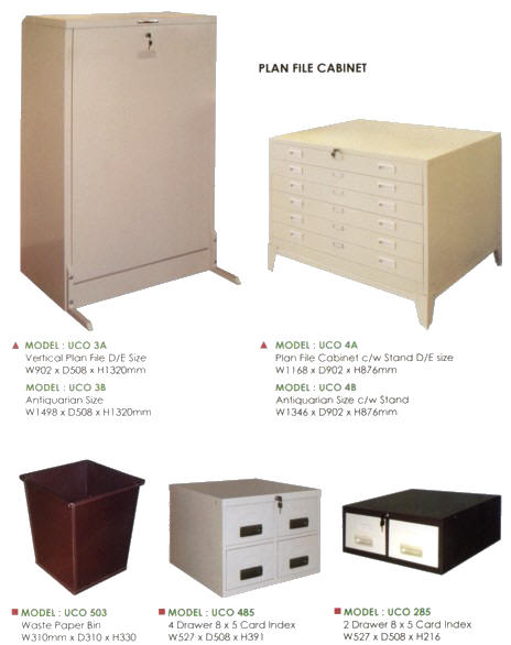 Unico Plan File Cabinet and Card Index Cabinet