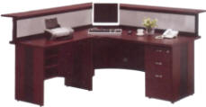 AT Office System Empire Series Reception Desk